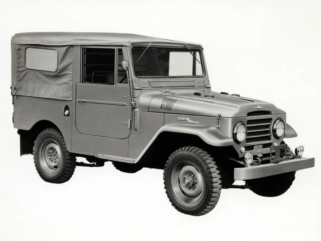 Toyota Land Cruiser 1955, открытый кузов, 2 поколение, 20 (08.1955 - 01.1960)
