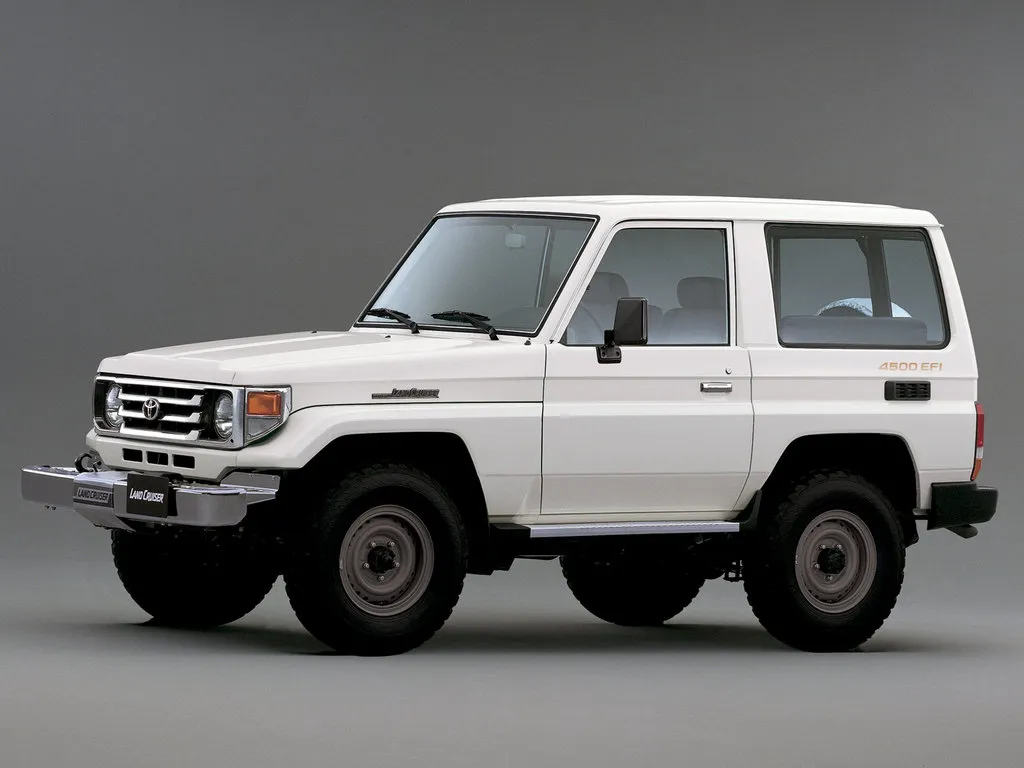 Toyota Land Cruiser 2-й рестайлинг 1999, джип/suv 3 дв., 8 поколение, J70 (08.1999 - 01.2007)