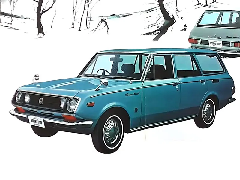 Toyota Mark II рестайлинг 1970, универсал, 1 поколение, T70 (02.1970 - 01.1971)