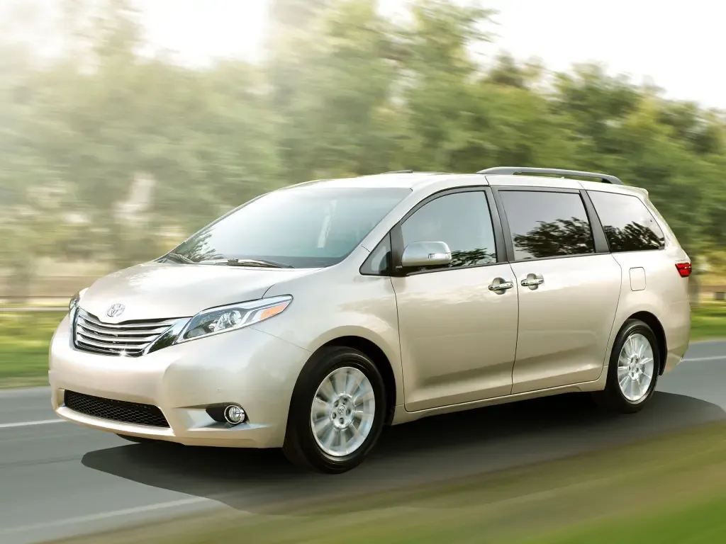 Toyota Sienna рестайлинг 2014, минивэн, 3 поколение, XL30 (10.2014 - 11.2017)