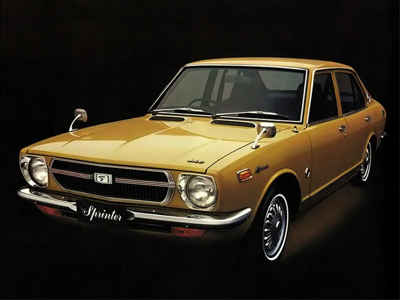 Toyota Sprinter рестайлинг 1971, седан, 2 поколение, E20 (08.1971 - 07.1972)