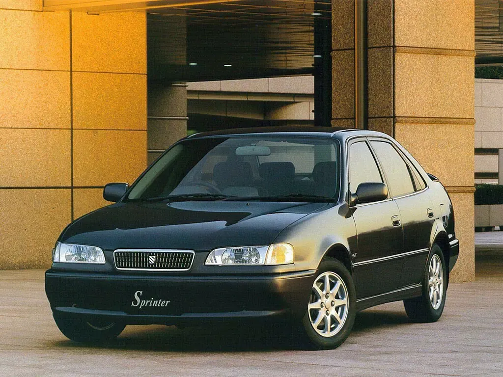 Toyota Sprinter рестайлинг 1997, седан, 8 поколение, E110 (04.1997 - 07.2000)