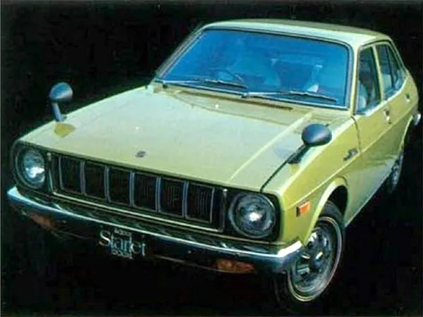 Toyota Starlet 1973, седан, 1 поколение, P40, P50 (10.1973 - 01.1978)