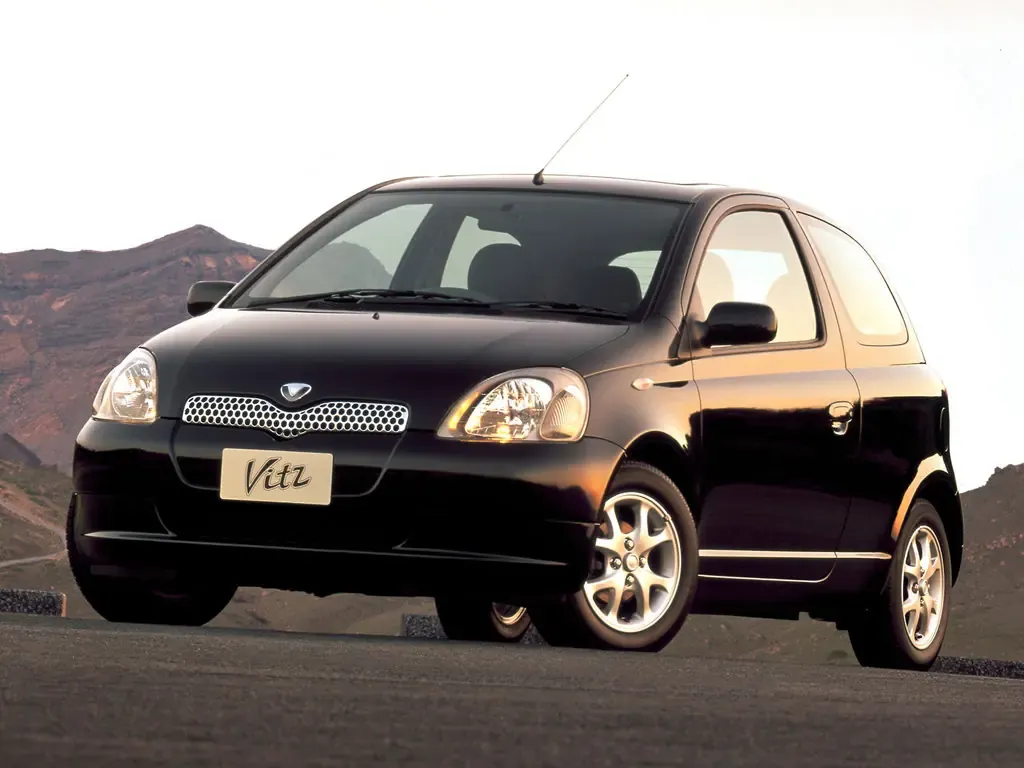 Toyota Vitz 1999, хэтчбек 3 дв., 1 поколение, XP10 (01.1999 - 11.2001)