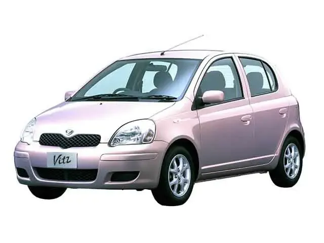 Toyota Vitz рестайлинг 2001, хэтчбек 5 дв., 1 поколение, XP10 (12.2001 - 01.2005)