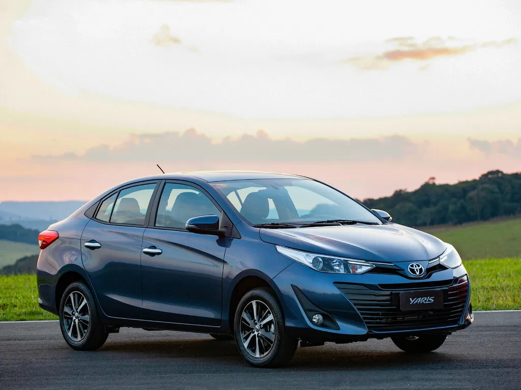 Toyota Yaris рестайлинг 2017, седан, 3 поколение, XP150 (08.2017 - 08.2022)