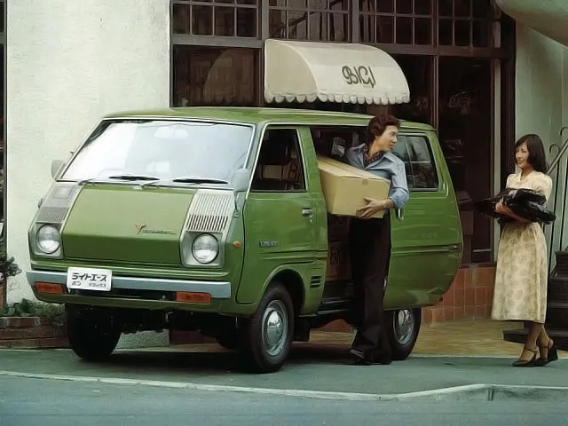 Toyota Lite Ace 1971, цельнометаллический фургон, 1 поколение, M10 (02.1971 - 09.1979)