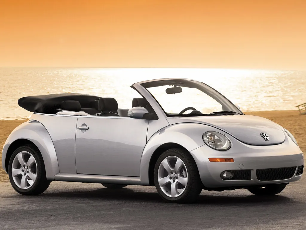Volkswagen Beetle рестайлинг 2005, открытый кузов, 1 поколение, A4 (09.2005 - 07.2010)