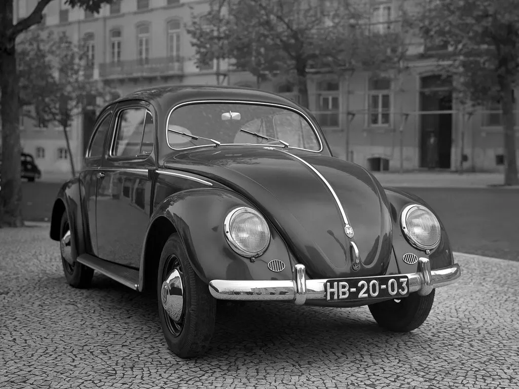 Volkswagen Kaefer 2-й рестайлинг 1954, хэтчбек 3 дв., 1 поколение (01.1954 - 08.1960)