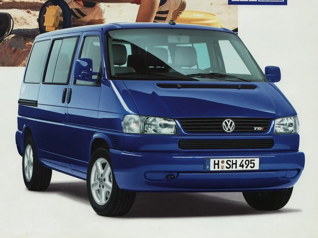 Volkswagen Multivan рестайлинг 1995, минивэн, 4 поколение, T4 (09.1995 - 06.2003)