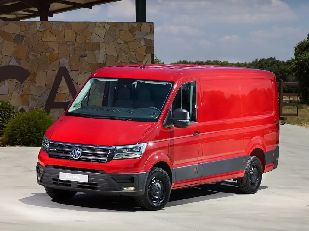 Volkswagen Crafter 2016, цельнометаллический фургон, 2 поколение, 7C0 (07.2016 - 12.2022)