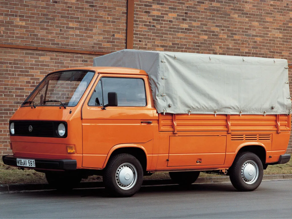 Volkswagen Transporter 1979, бортовой грузовик, 3 поколение, T3 (11.1979 - 01.1987)
